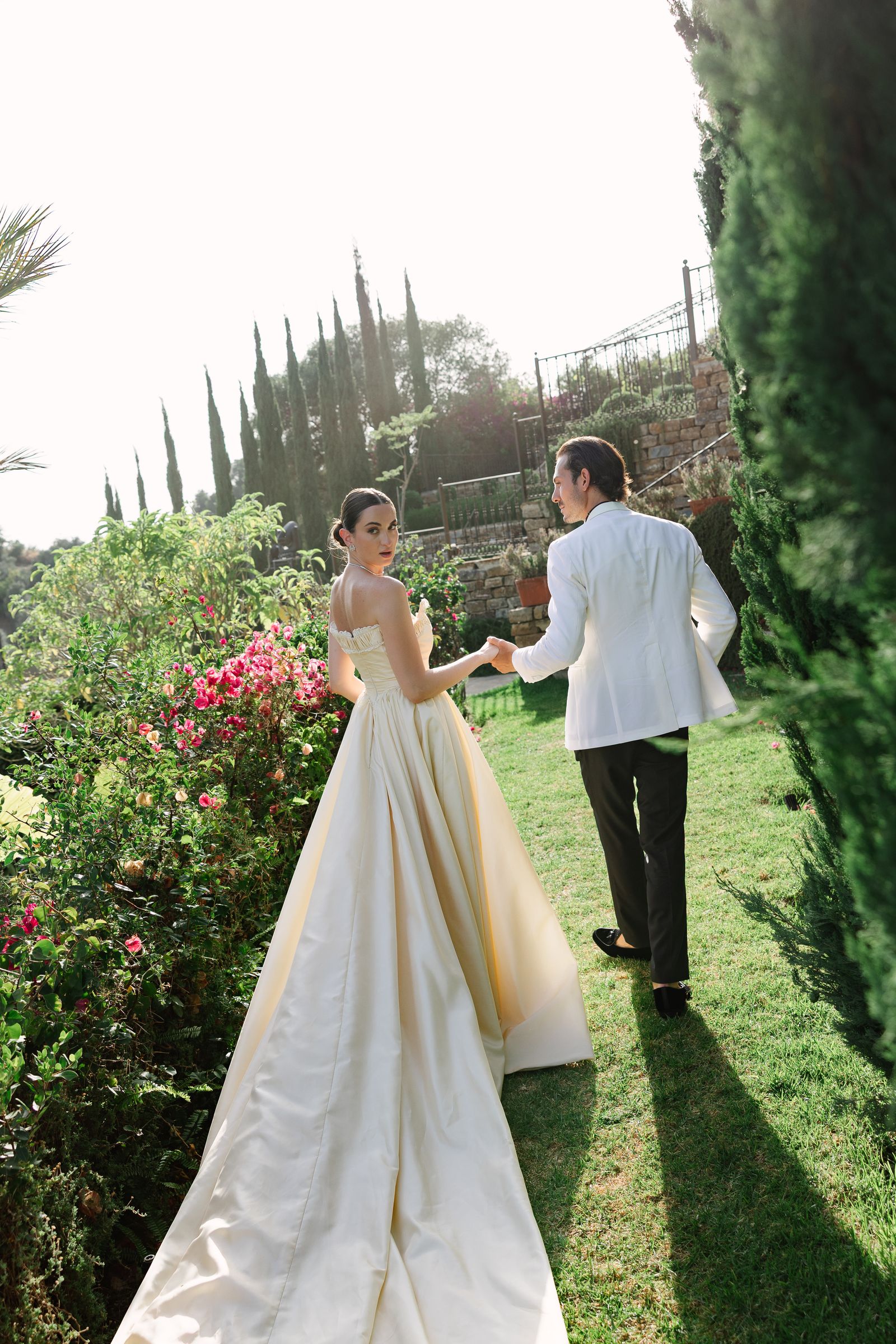 boda en marbella novios casa de la era