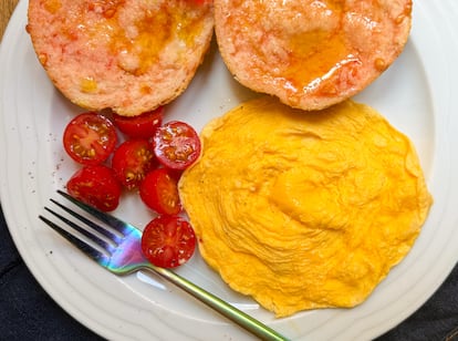 El pan con tomate es opcional