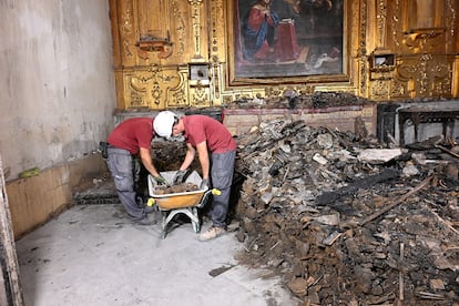 El Cabildo destaca que continúan a buen ritmo los trabajos de la intervención de emergencia en la Mezquita.