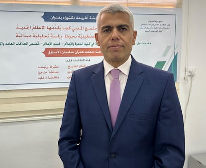 Mohamed Solaimane, el 30 de octubre de 2024, el día en que defendió su tesis de doctorado.