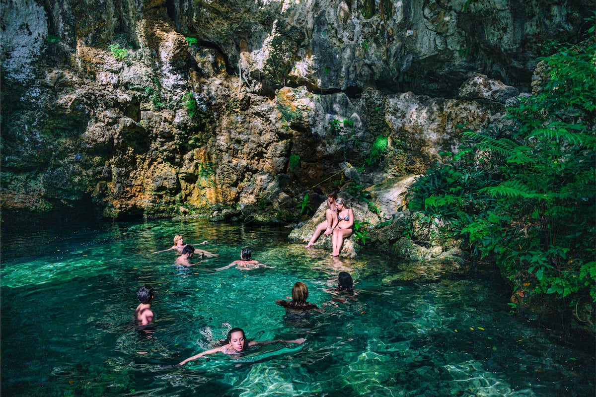 Laguna Azul en Río San Juan (República Dominicana)