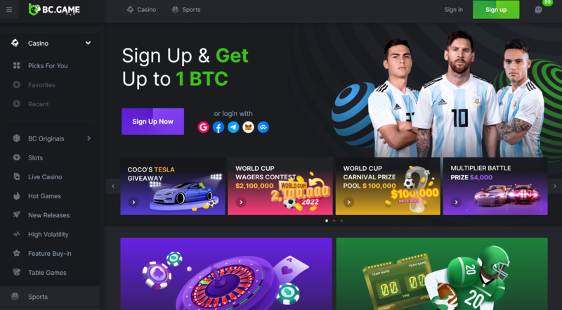 BC.Game Online Crypto Casino The Future of Gambling