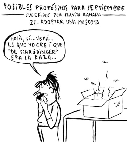 Viñeta de Flavita Banana, del 27 de agosto.