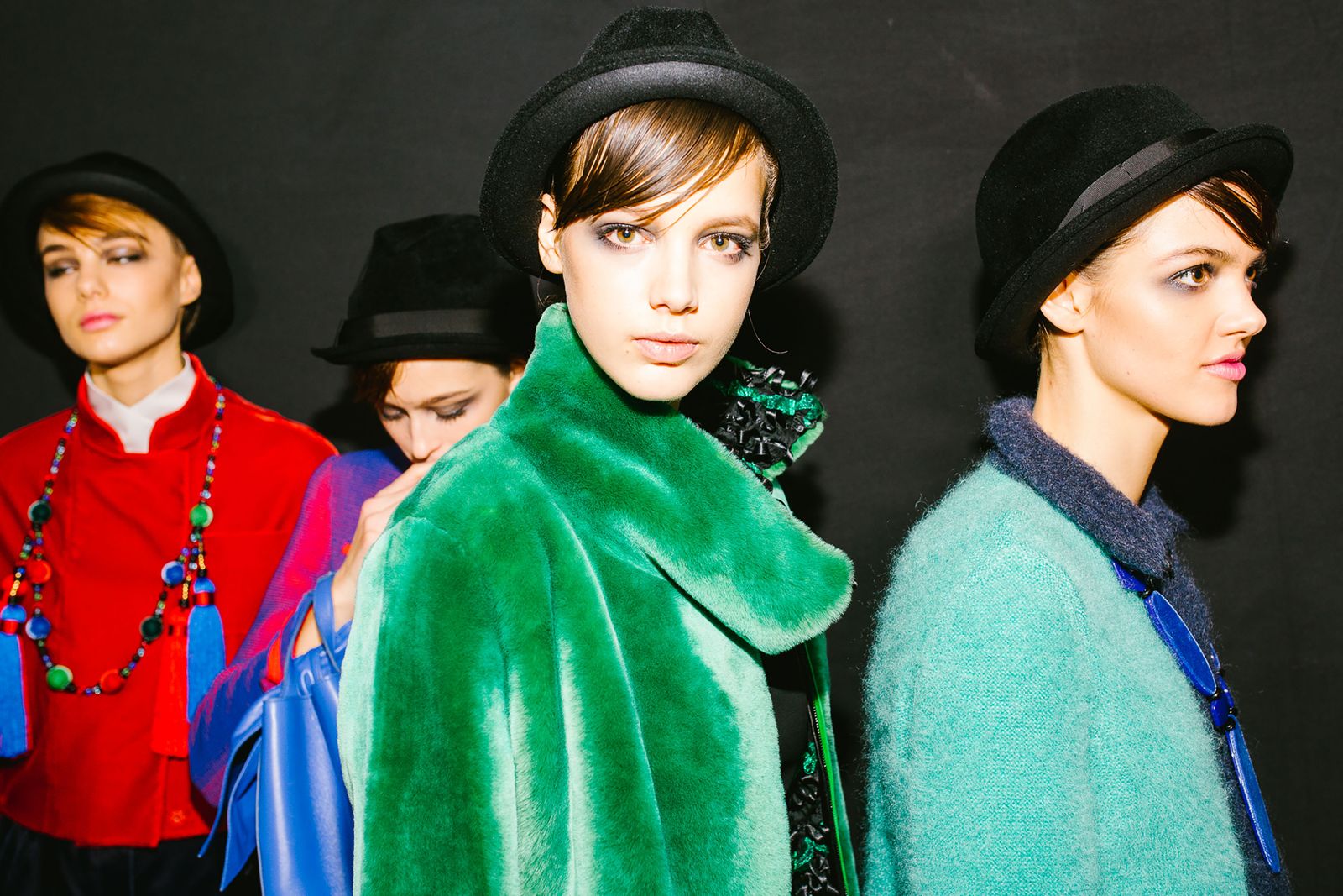 This image may contain Clothing Apparel Human Person Hat and Fashion