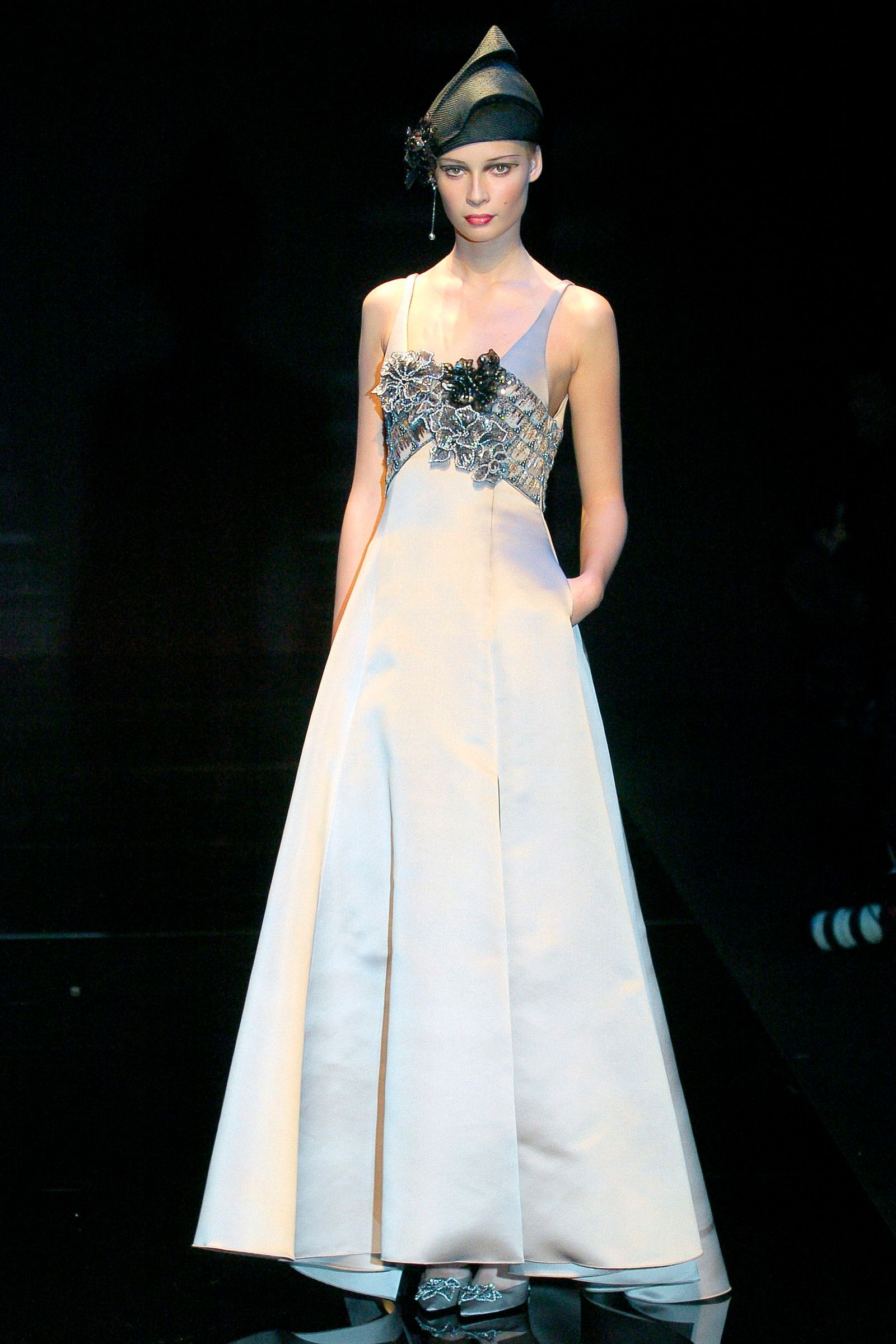 This image may contain Clothing Apparel Evening Dress Gown Robe Fashion Fanny Stollr Human and Person