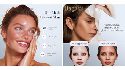 Esta mascarilla de colágeno se usa por la noche y acaba con los signos de la edad.