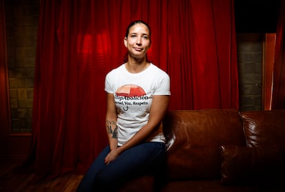 Pamela Morán, psicóloga según su titulación académica, aterrizó en España desde Ecuador hace tres años y se dedica a la prostitución desde poco después de llegar. Es portavoz de Stop Abolición.