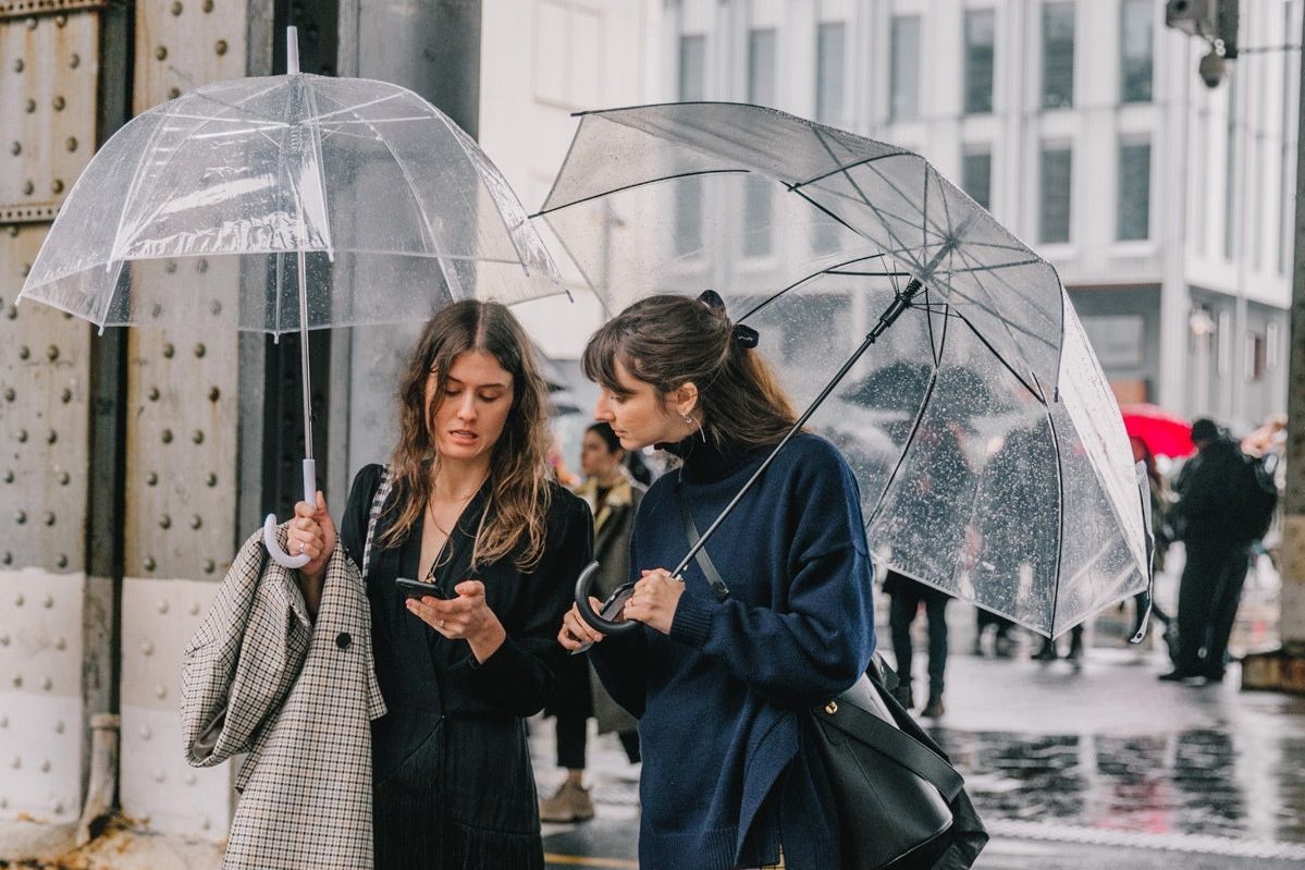 cómo vestir un día de lluvia