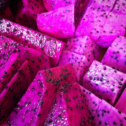 Trozos de pitaya de la empresa Pitaber. Imagen proporcionada por la compañía.