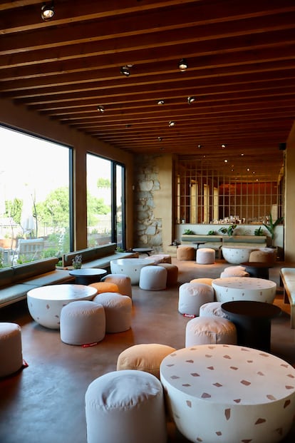 La zona del bar de Surco, en Ávila. Imagen proporcionada por el restaurante.
