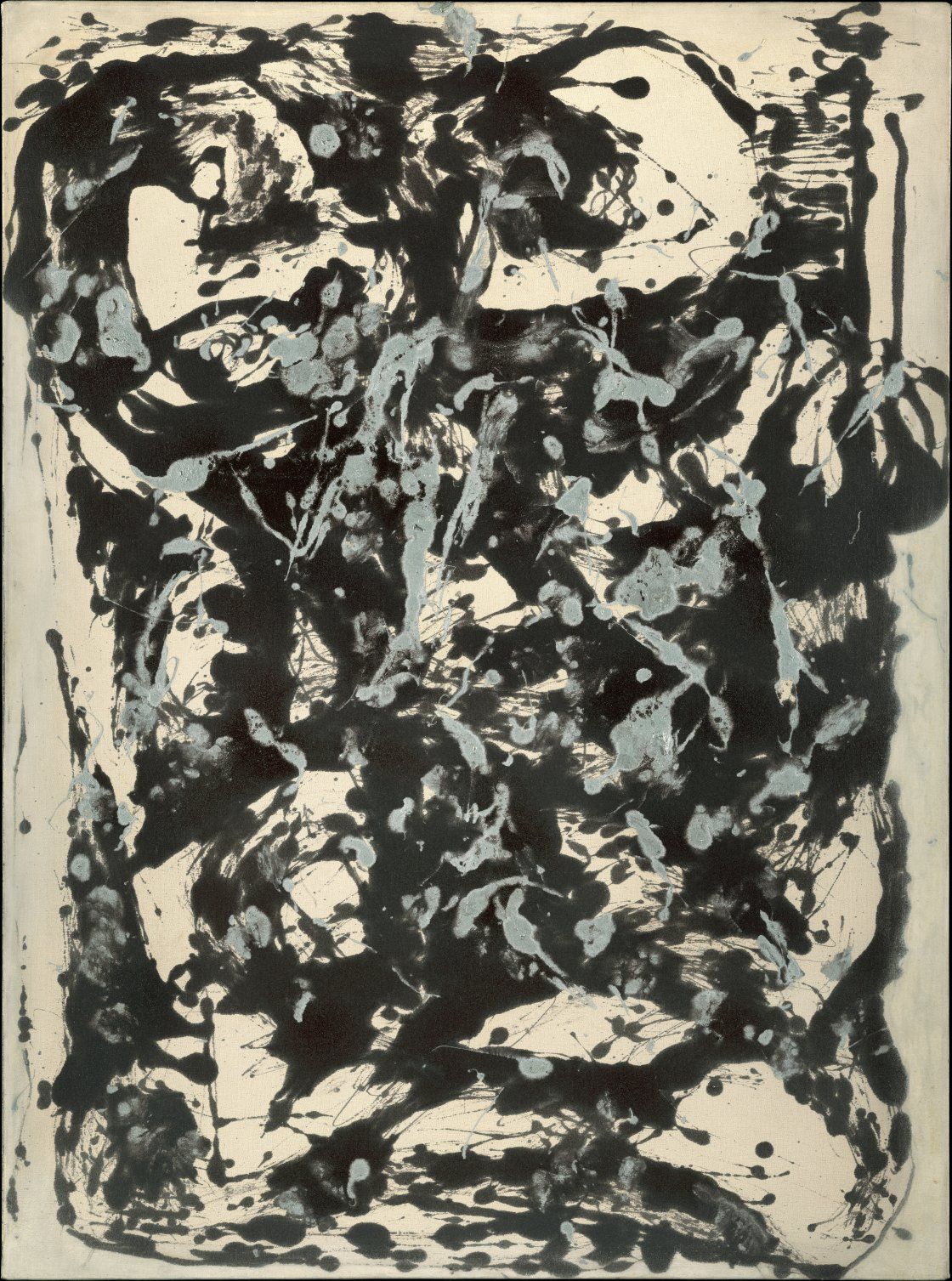 Marrón y plata I hacia 1951. Jackson Pollock