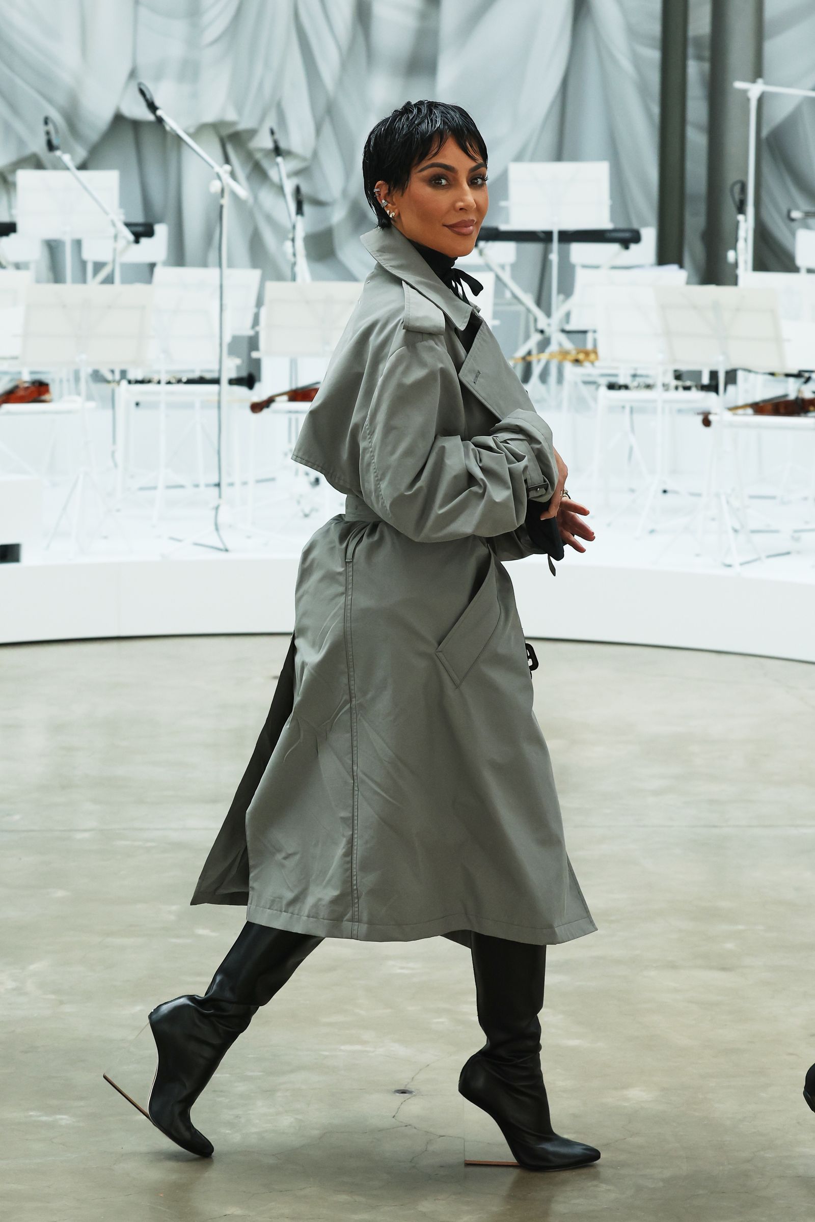 Kim Kardashian en el desfile.