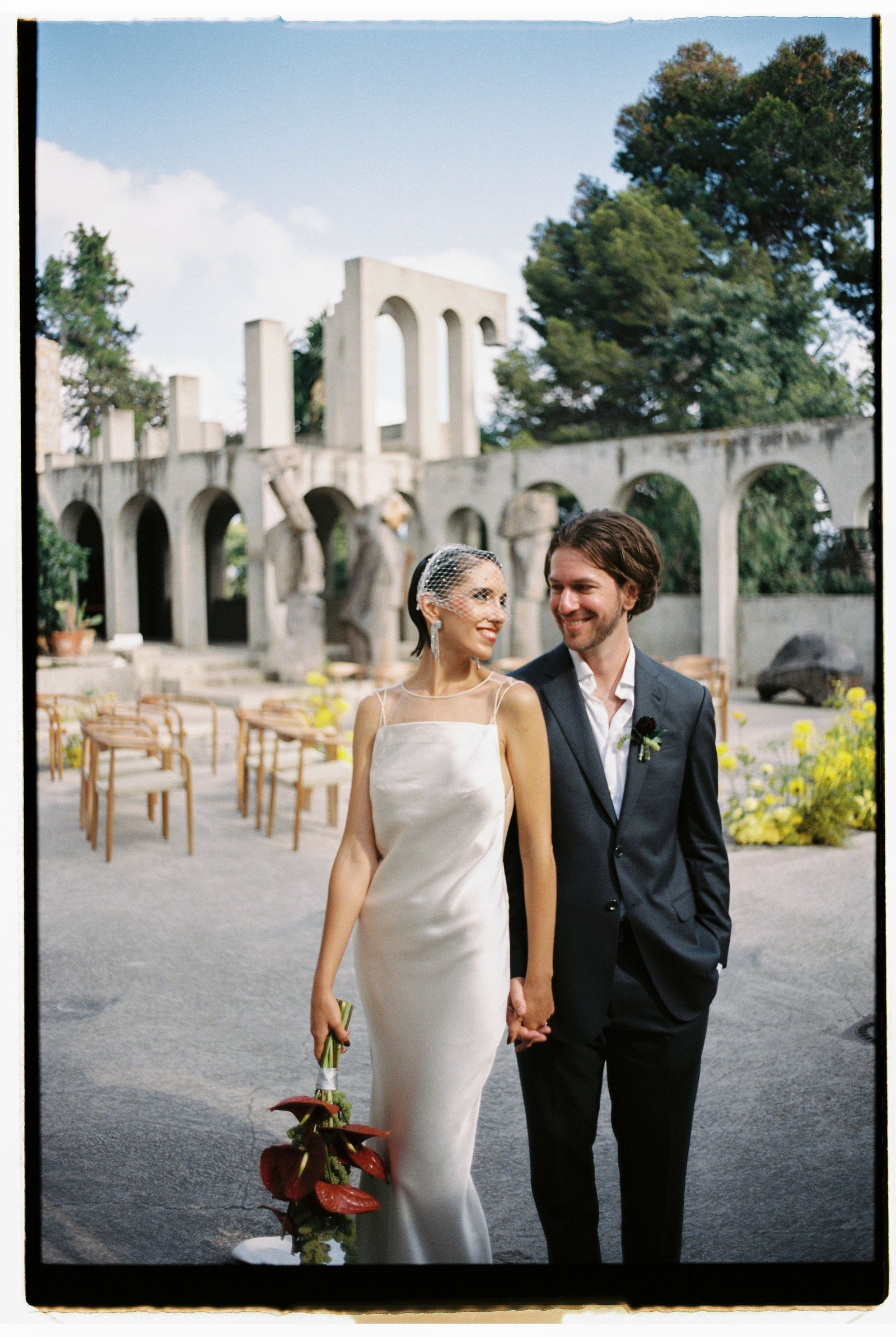 boda barcelona vestido novia margiela