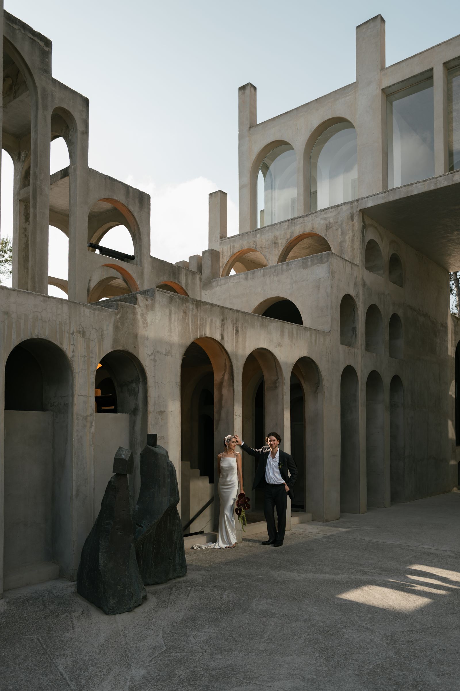 boda barcelona vestido novia margiela