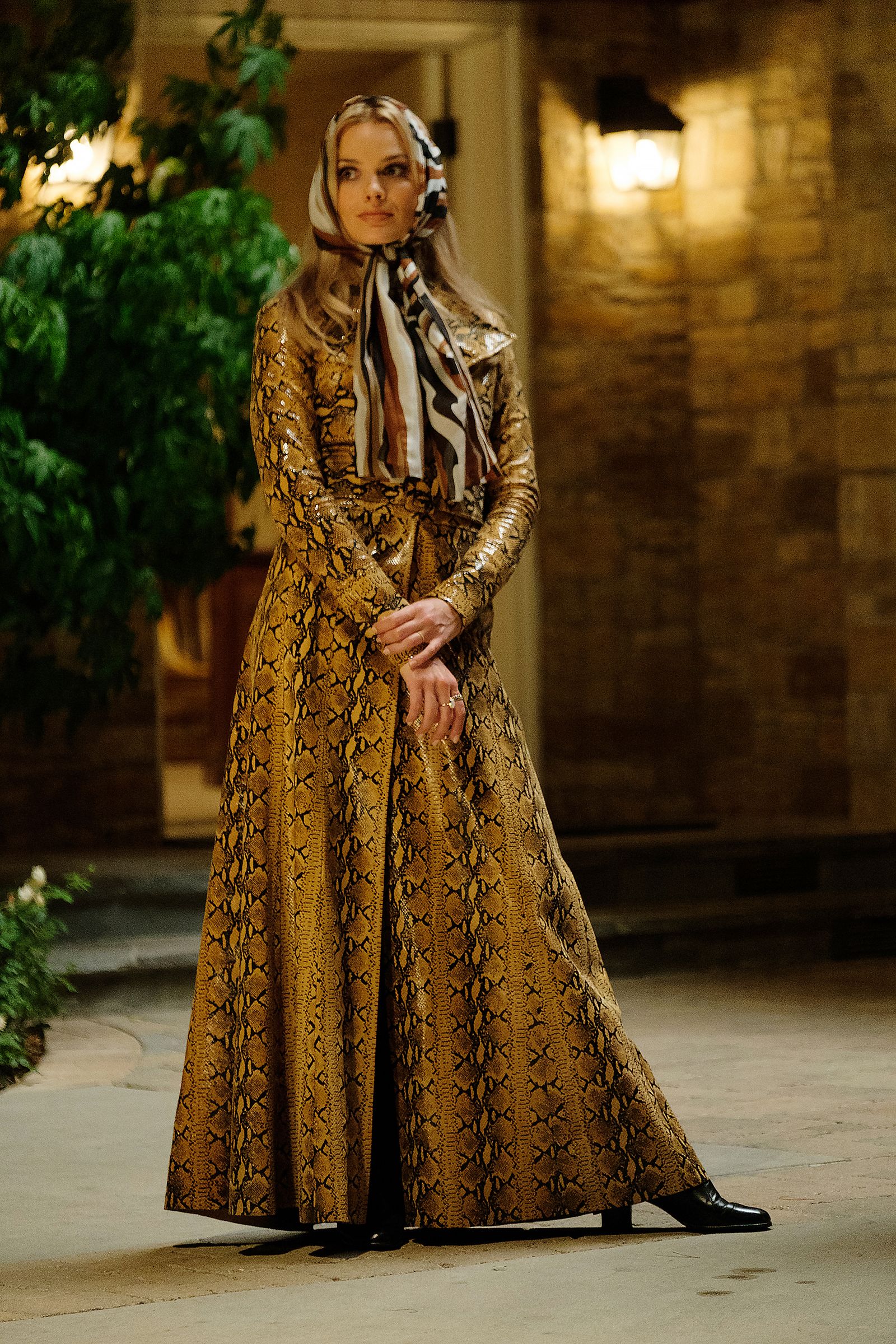 Margot Robbie como Sharon Tate en Érase una vez... en Hollywood