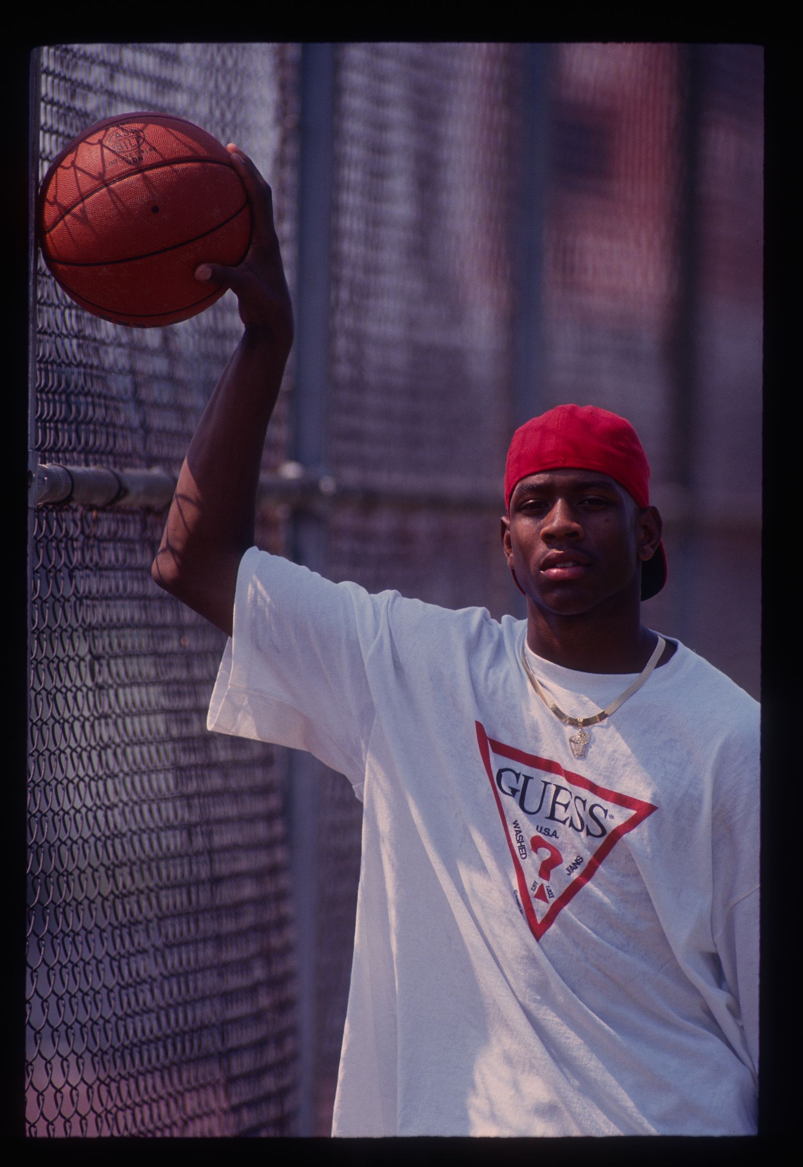 ALLEN IVERSON FOR GUESSNo property trademark or model releases provided.