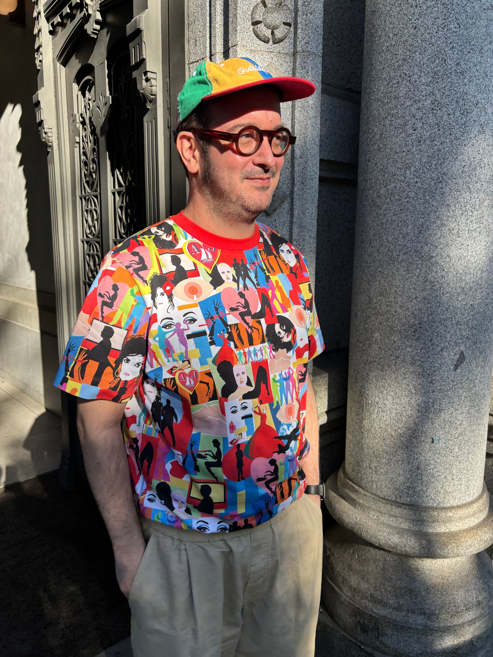 Llev un día la camiseta de Pedro Almodóvar para Zara