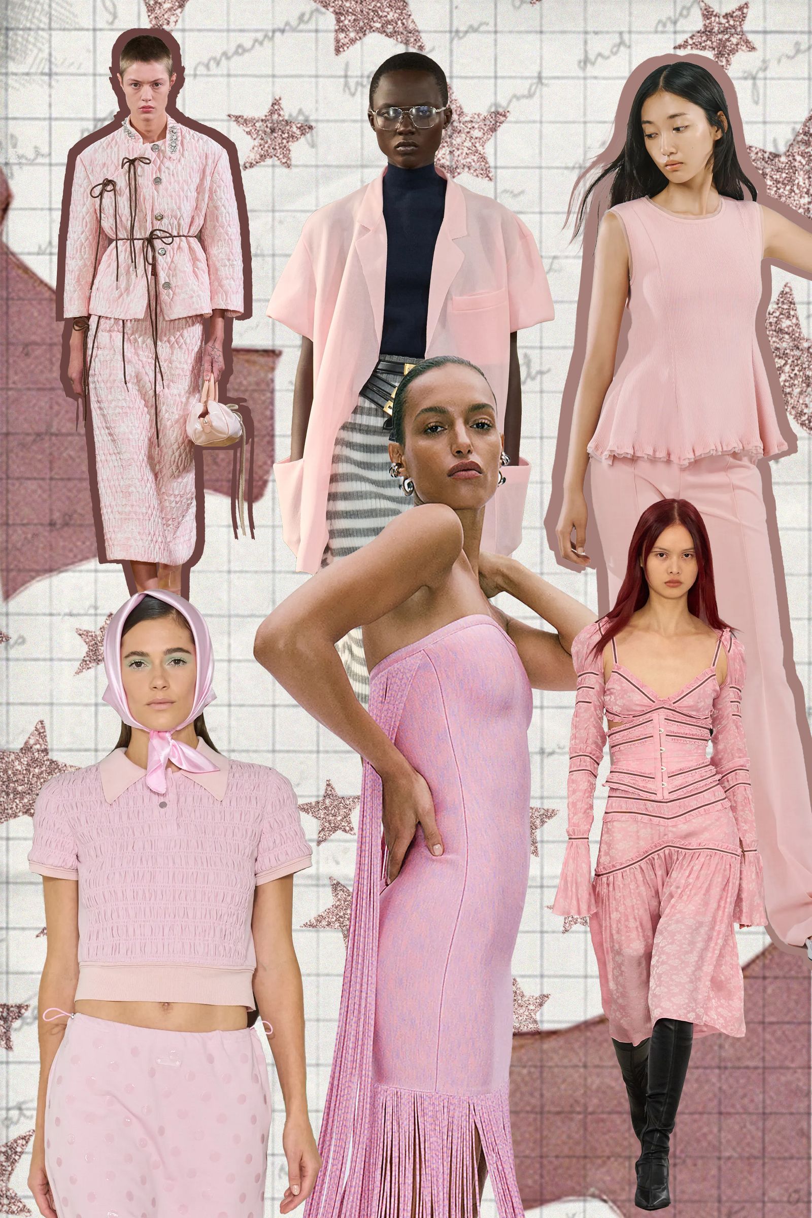 Tendencias de primaveraverano 2026 color rosa plido