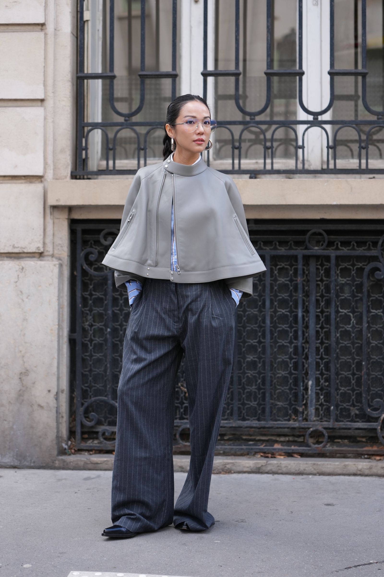 pantaloni larghi sartoriali