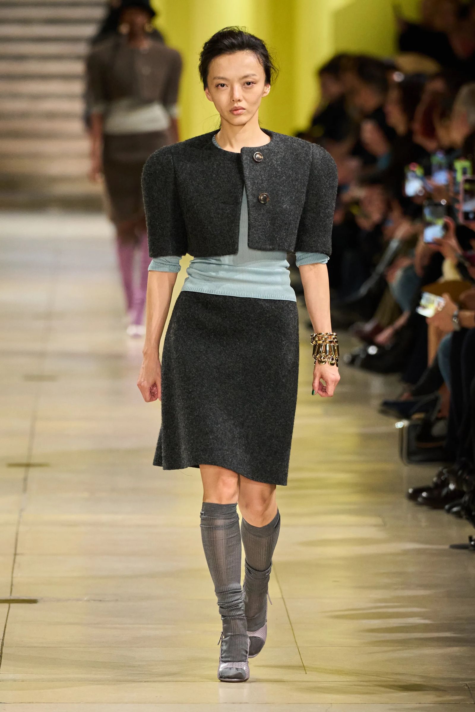 tacones con calcetas