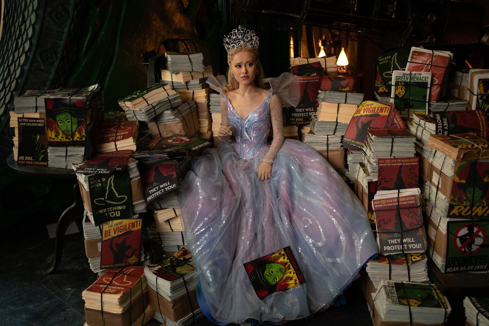 El vestido burbuja azul de Glinda