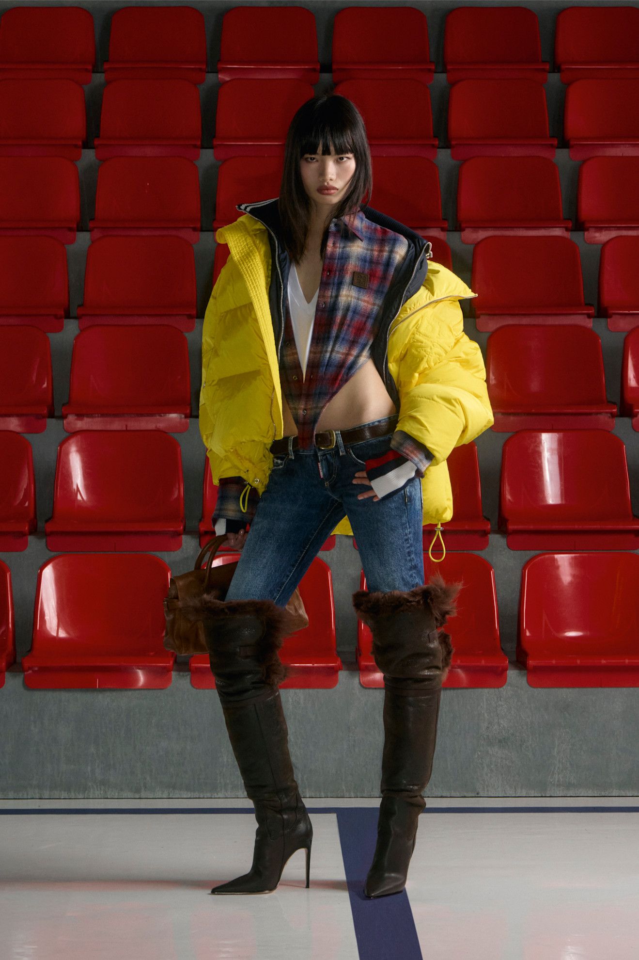 botas altas en DSquared2 prefall 2026