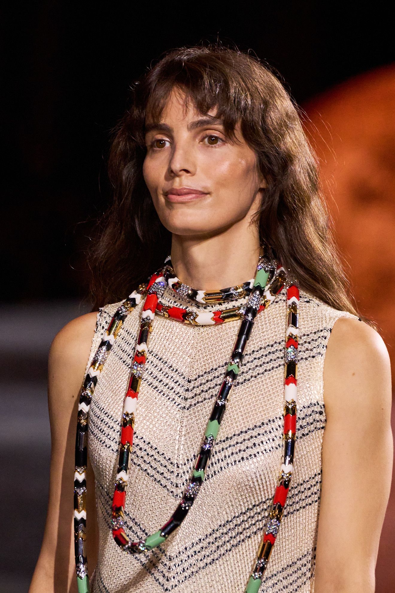 collar boho en Chanel primaveraverano 2026.