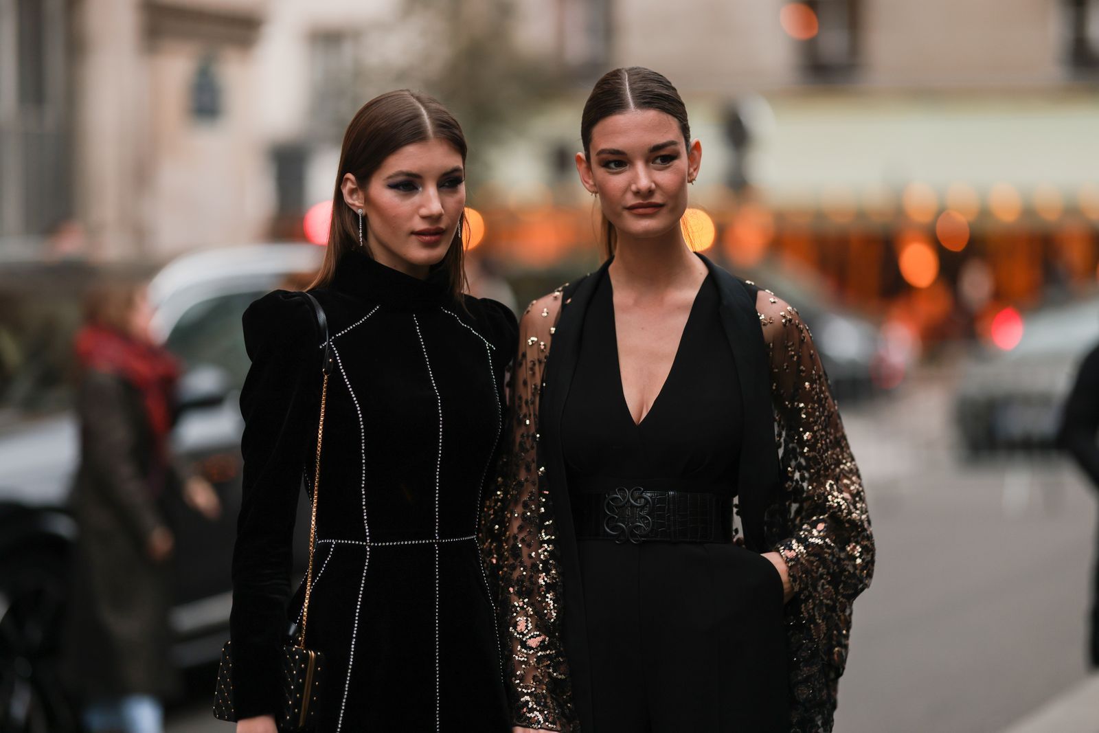 vestidos negros navidad