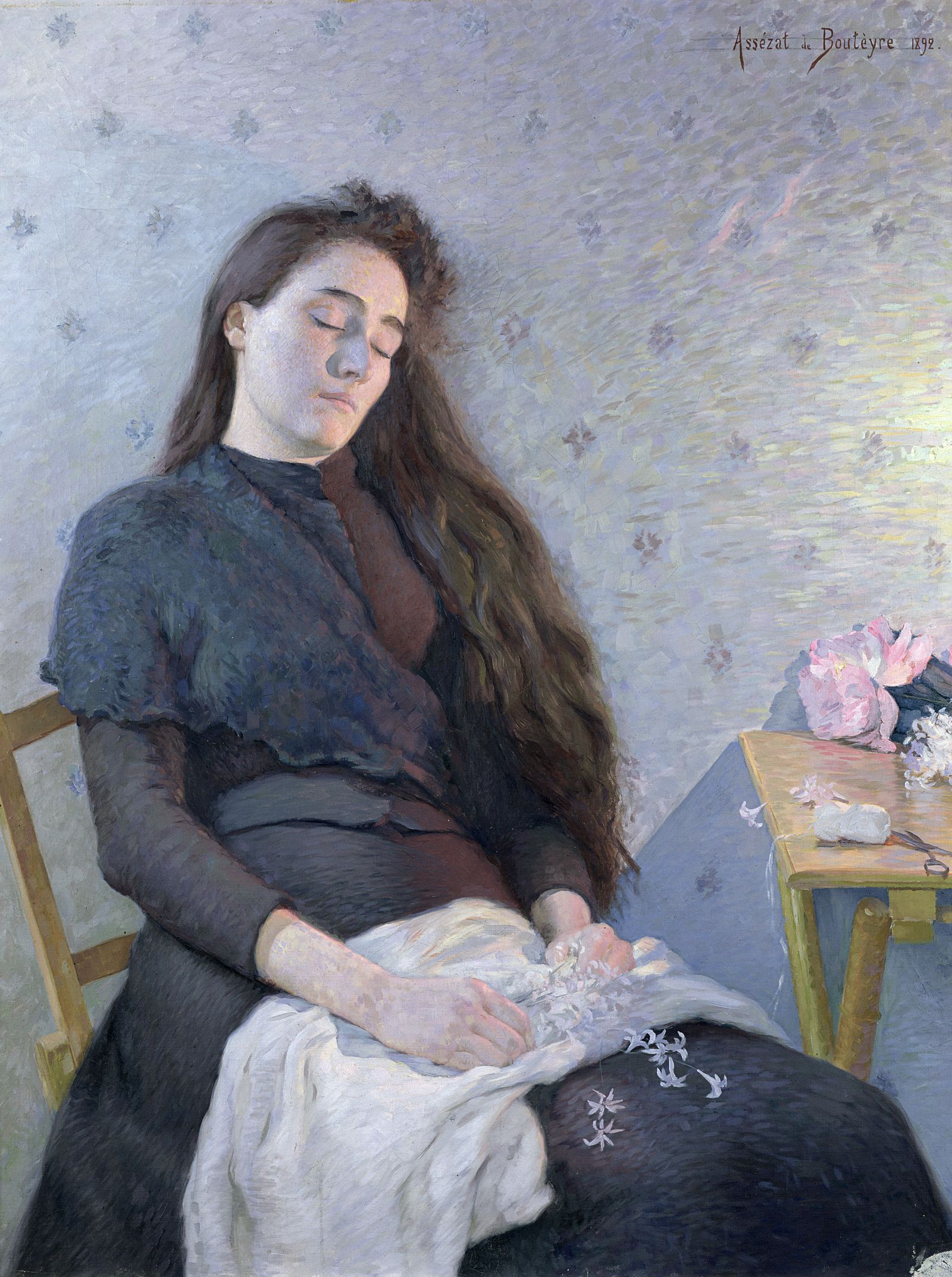 chal sontag en The Sleeping Flower Girl .