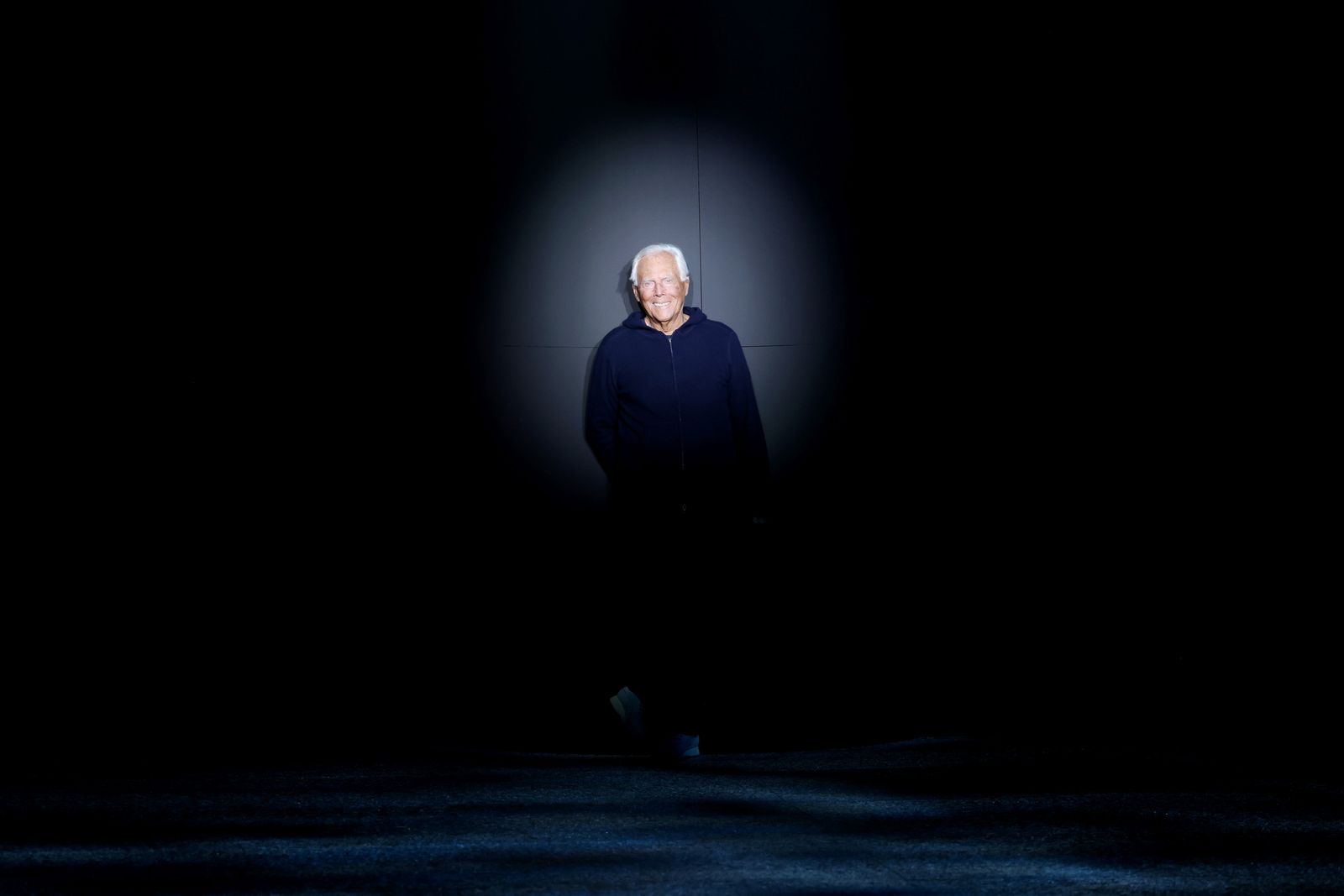 Giorgio Armani en enero de 2024.