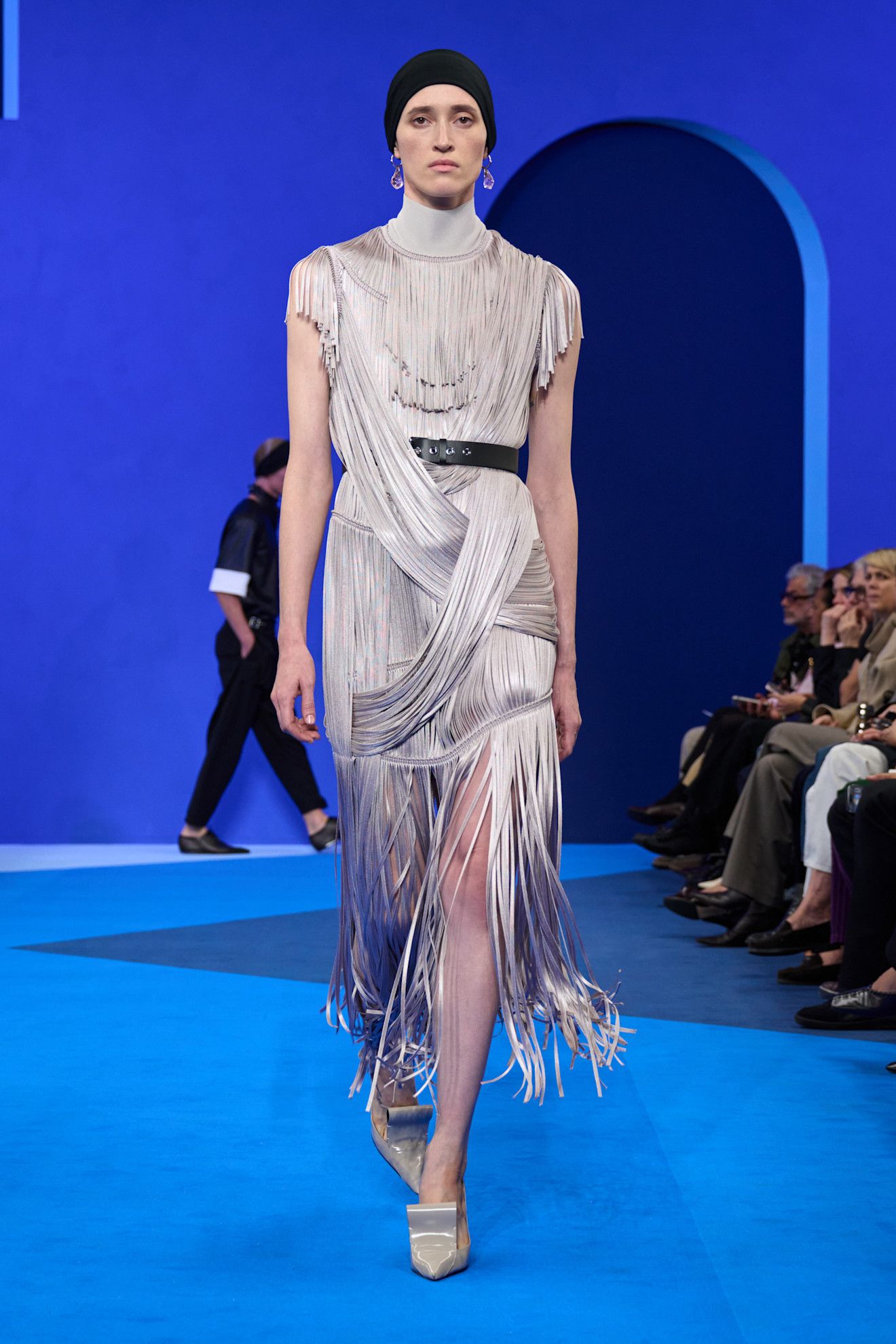 vestido de flecos en Lanvin primaveraverano 2026.