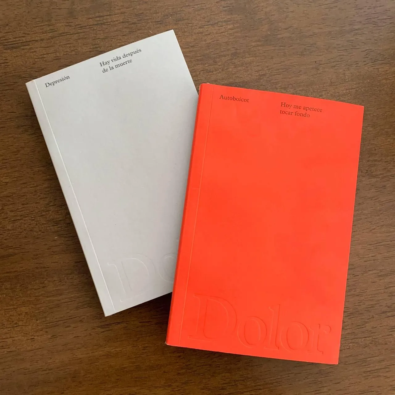 Depresión y Autoboicot las dos primeras referencias de Buen Dolor.