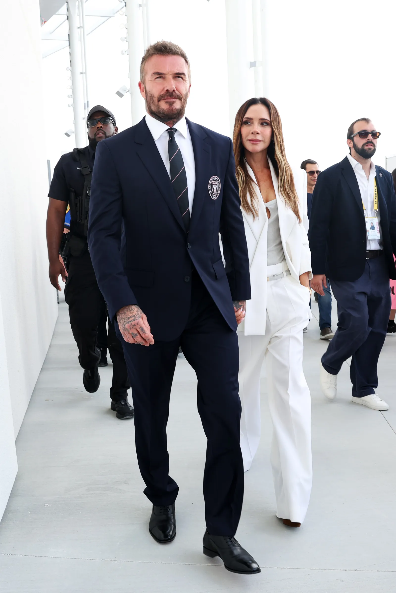 Victoria y David Beckham