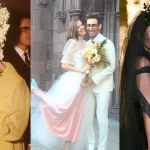 17 celebrities que no fueron de blanco el día de su boda