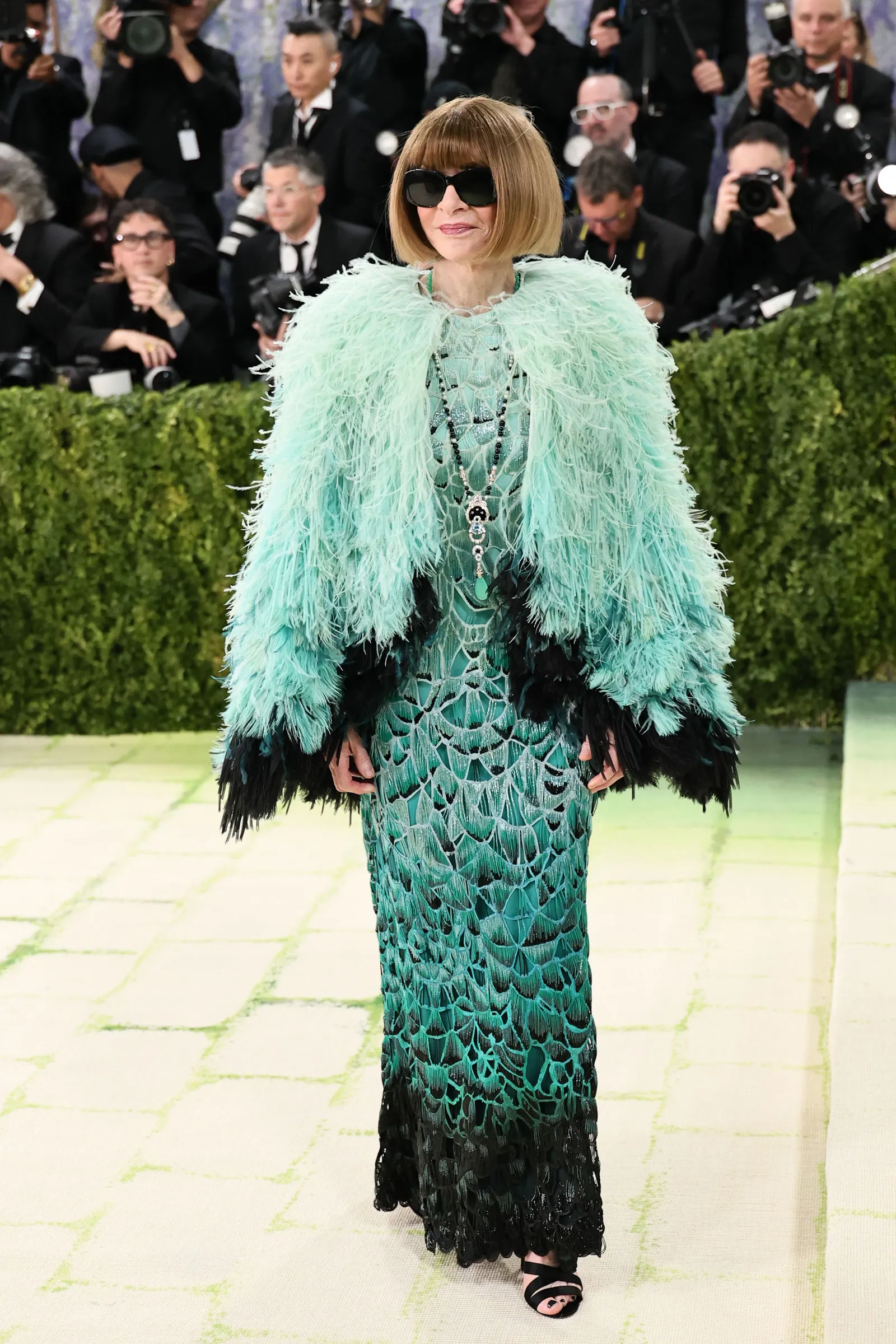Labios nude de Anna Wintour en la Met Gala 2026