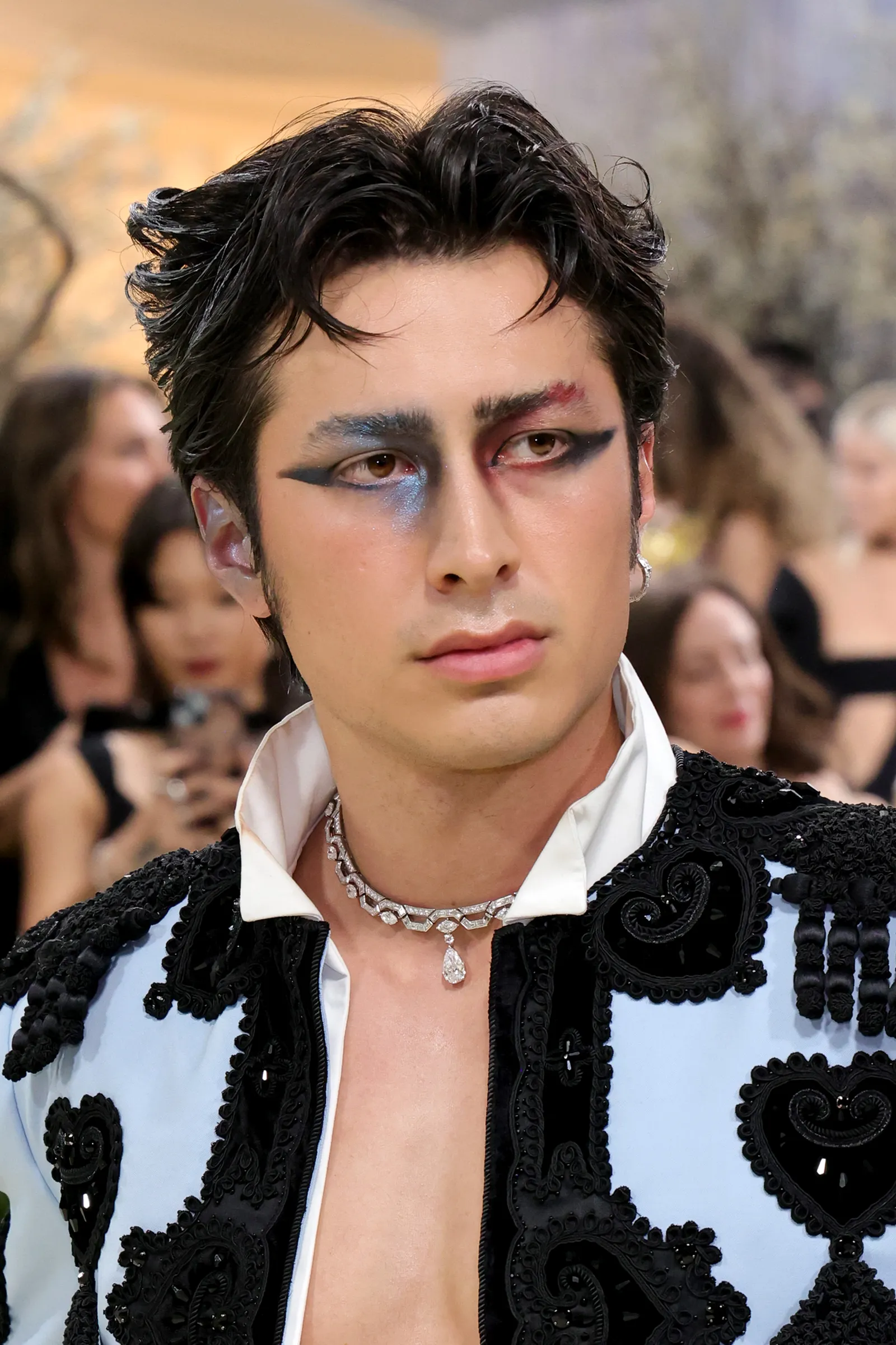 Hudson Williams attends the 2026 Met Gala celebrating Costume Art at the Metropolitan Museum of Art on May 4 2026 in New...