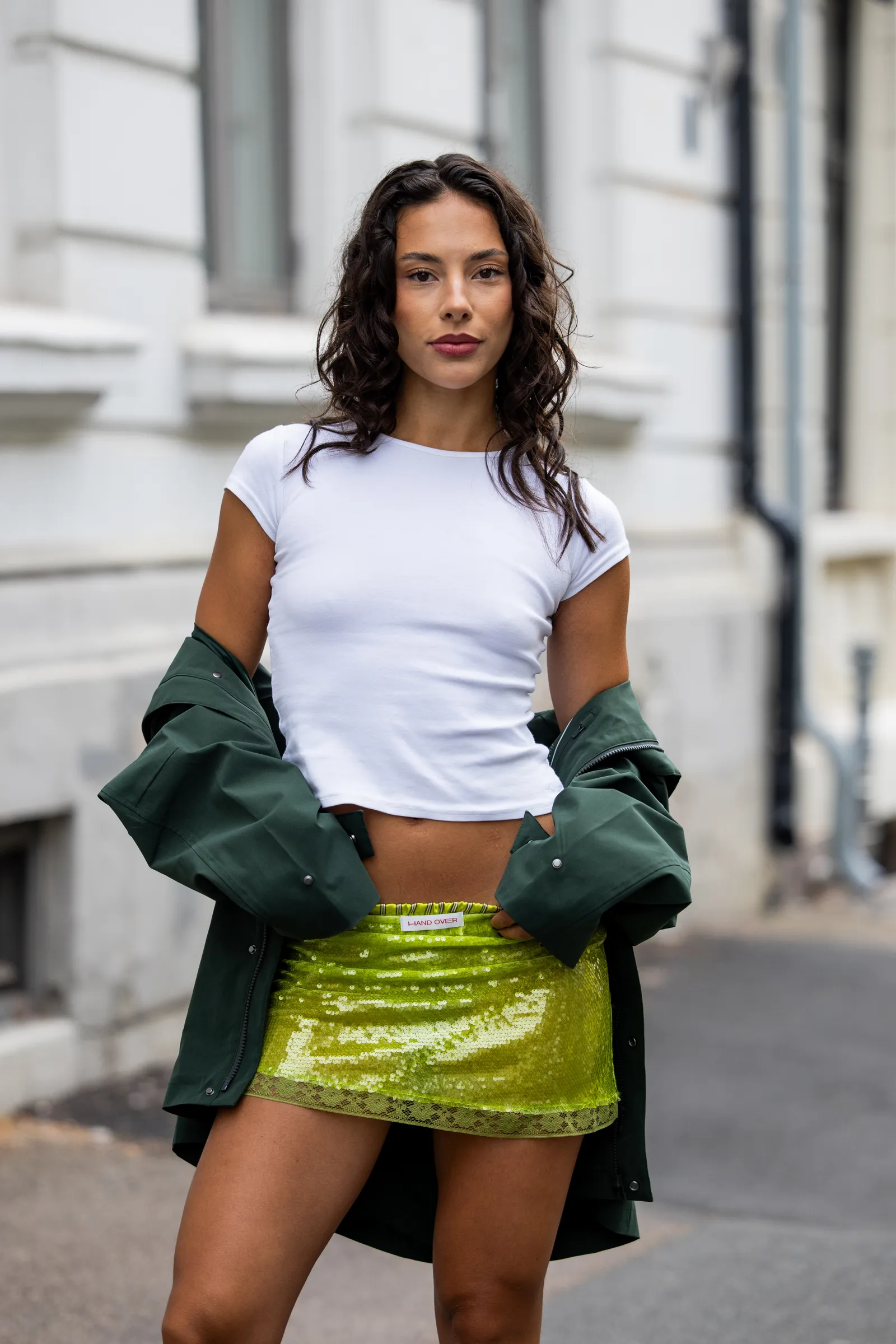 tendencia lentejuelas verdes concierto bad bunny madrid