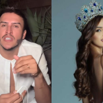 Polémica con Miss Universo que se desmarcó del estilista Giovanni Laguna por el escándalo con Adriana del Val