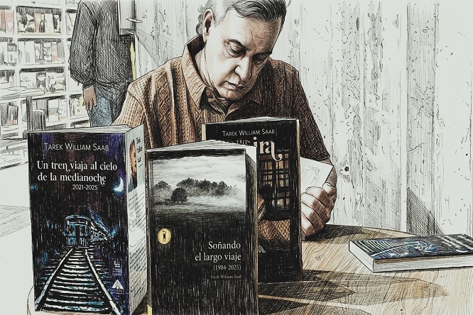 Tarek William Saab - Palabras sin cadenas; El vínculo indestructible entre la creación poética y la verdad humana - FOTO