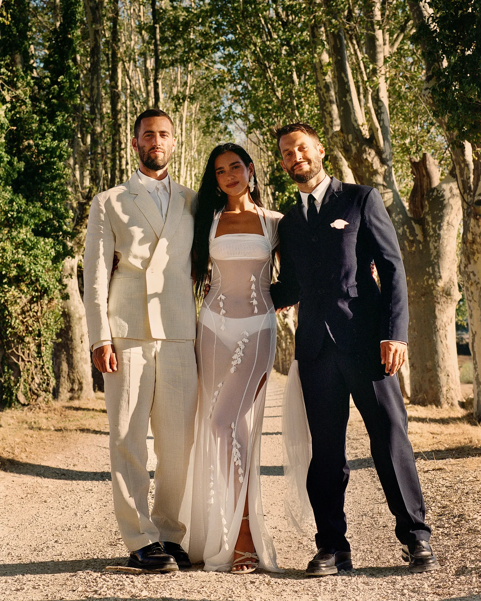 Lipa asistir a la boda de Simon Porte Jacquemus y Marco Maestri en 2022.