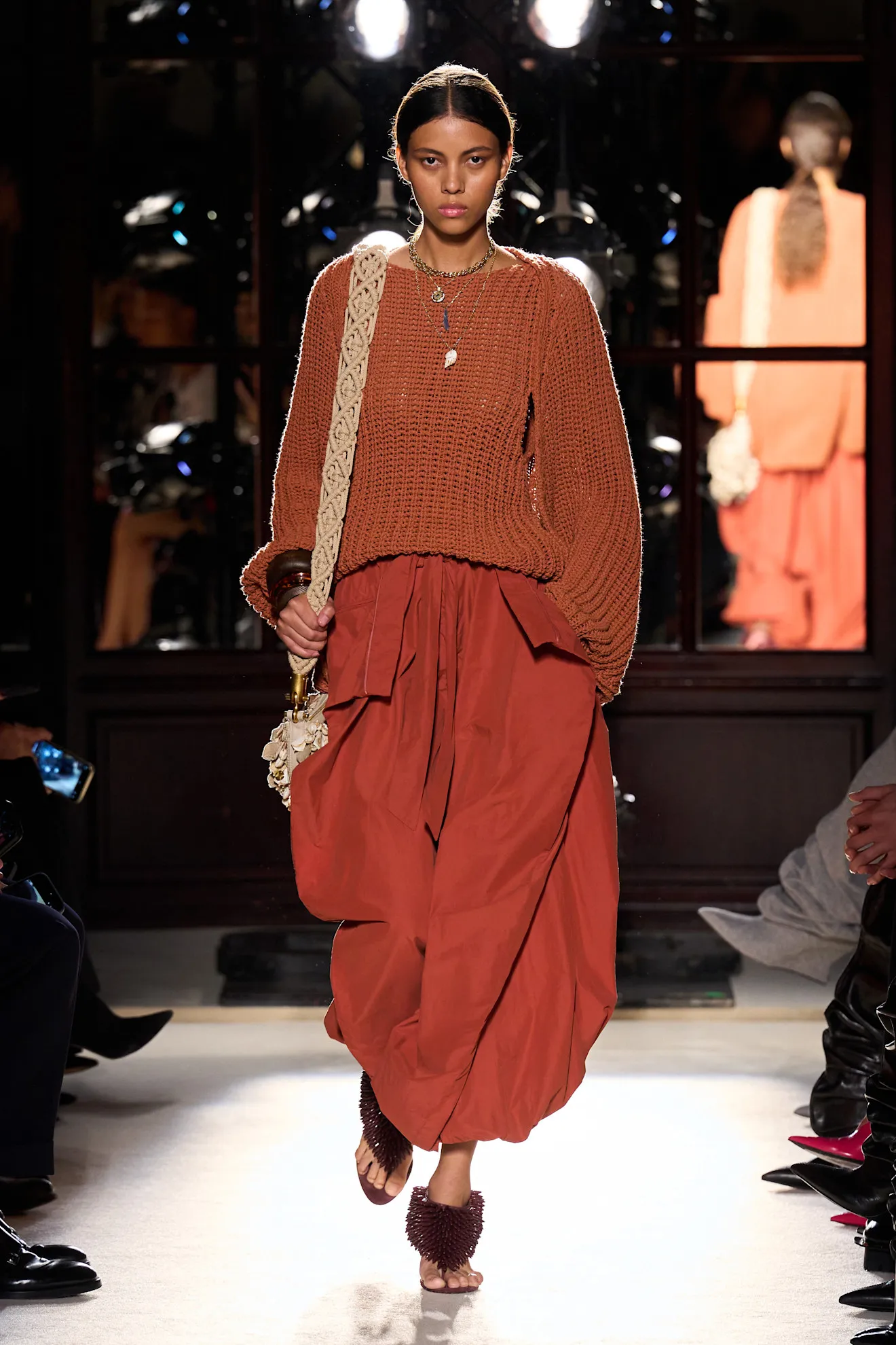 pantalones de cordones en Balmain primaveraverano 2026.