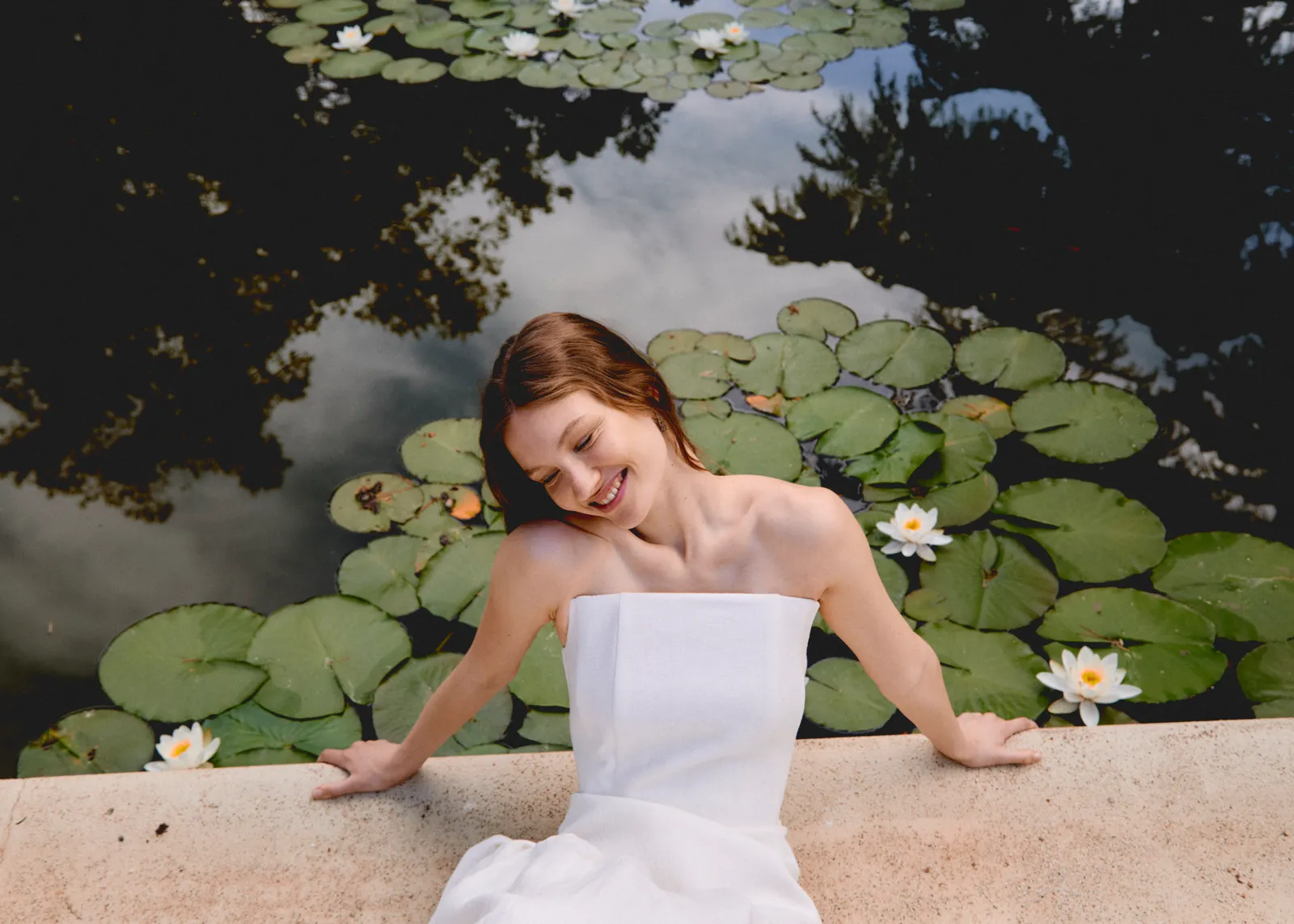 Les Nympheas Vestido de novia Alejandra Soria Nenúfares Monet