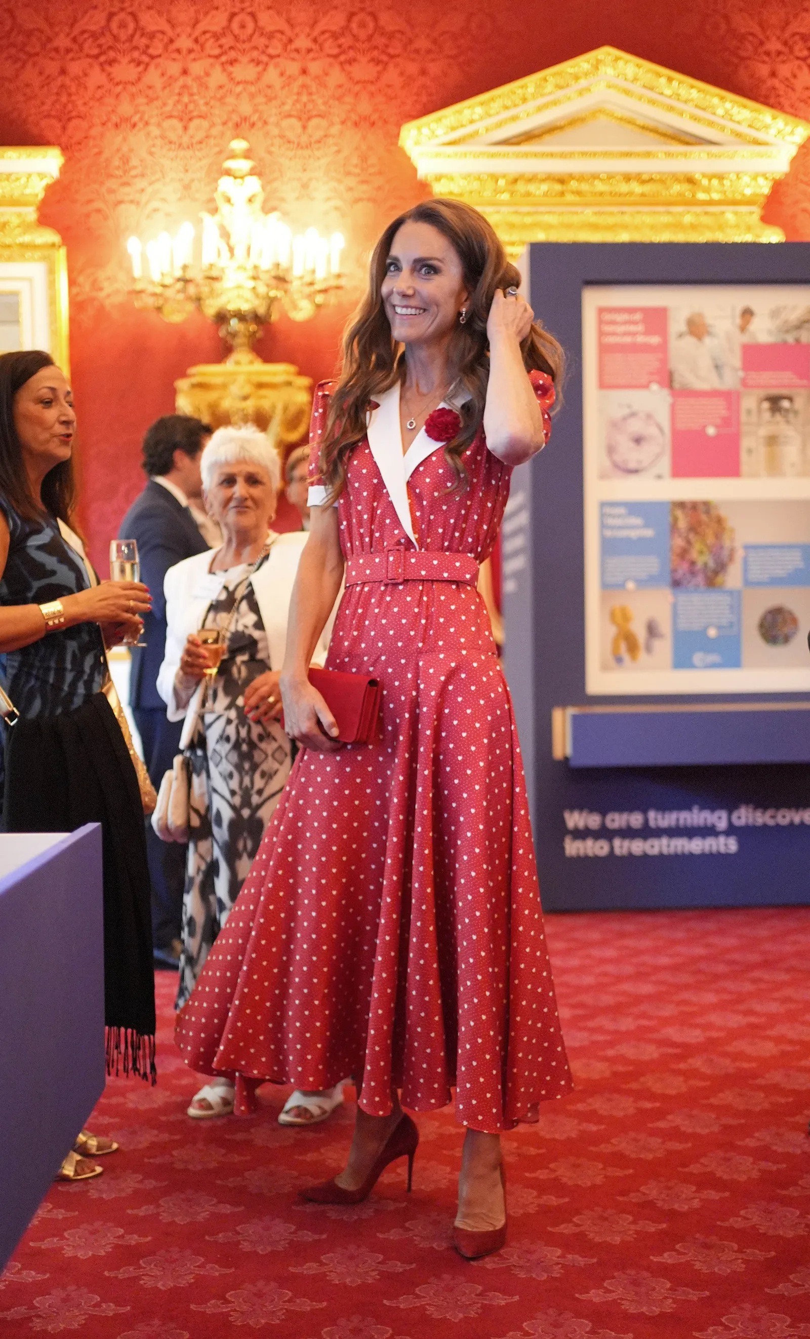 Image may contain Wang Ping Beryl Vertue Clothing Dress Person Formal Wear Adult Fashion Face and Head