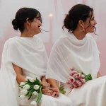 La boda en Valencia de Marta y África: una oda al amor, a la elegancia y al color rosa