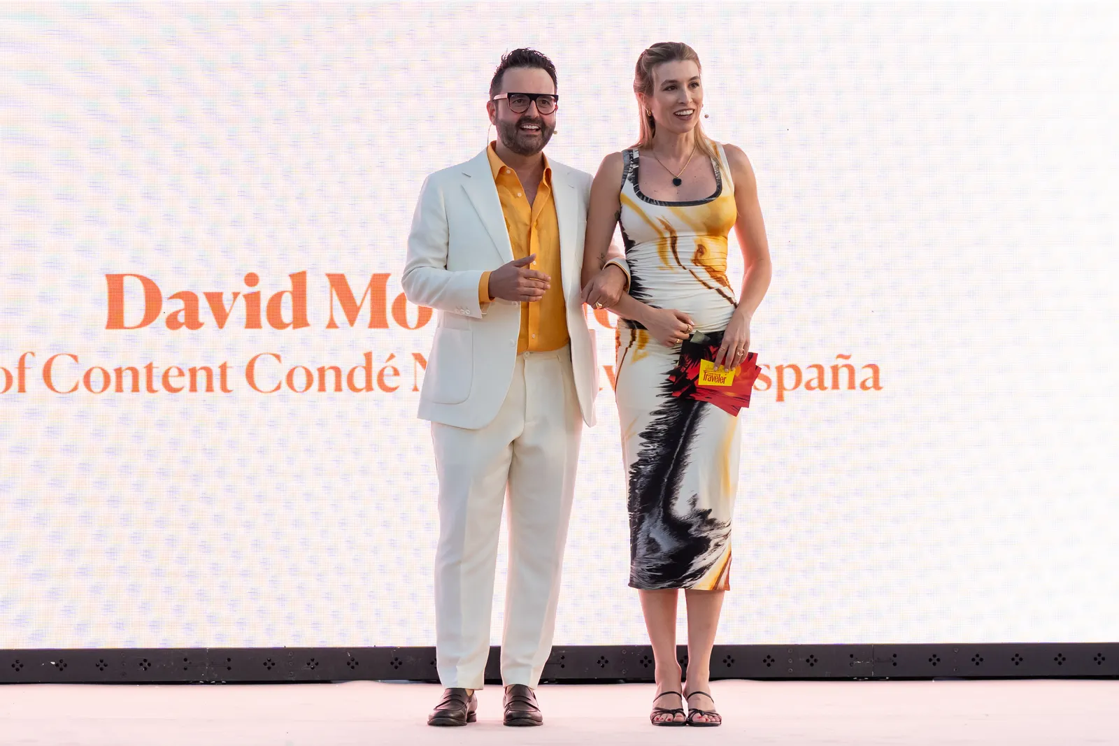 Eva Soriano y David Moralejo Head of Editorial Content de  Cond Nast Traveler España