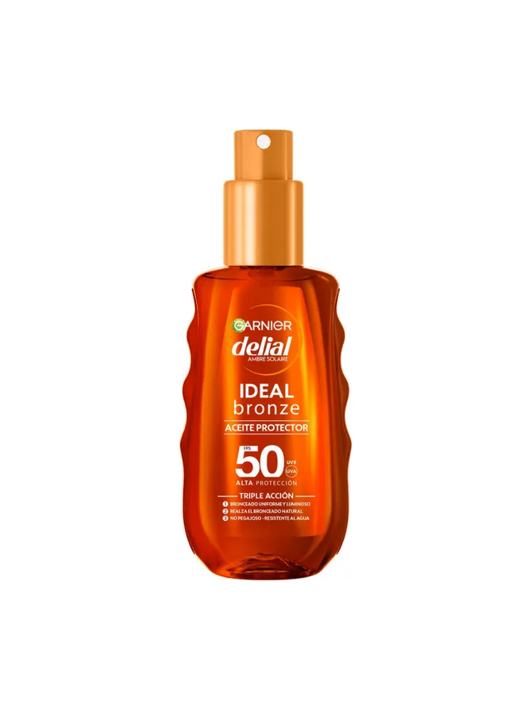 Aceite protector Ideal Bronze FPS 50, de Delia Garnier