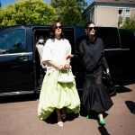 Demi Moore y su hija, Tallulah Willis, confirman el gran regreso de esta falda de los años 50 en el desfile de Balenciaga