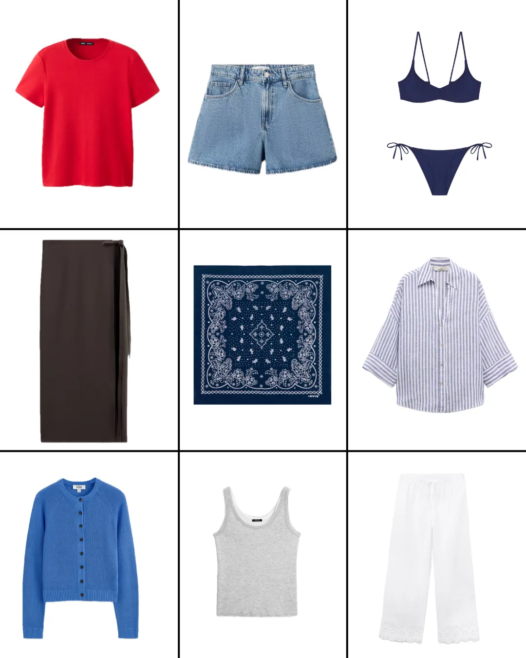 El mtodo Sudoku para hacer la maleta que aprendí en TikTok 9 prendas para crear infinitos looks