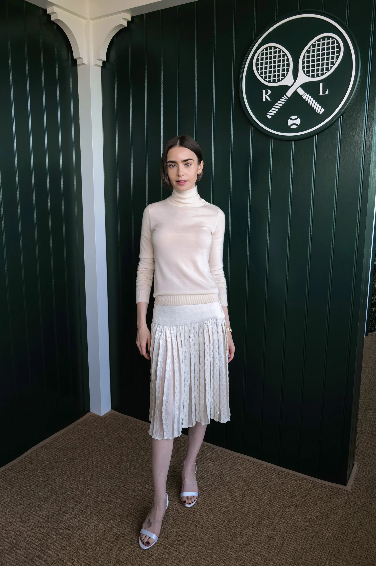 Lily Collins en Wimbledon 2026
