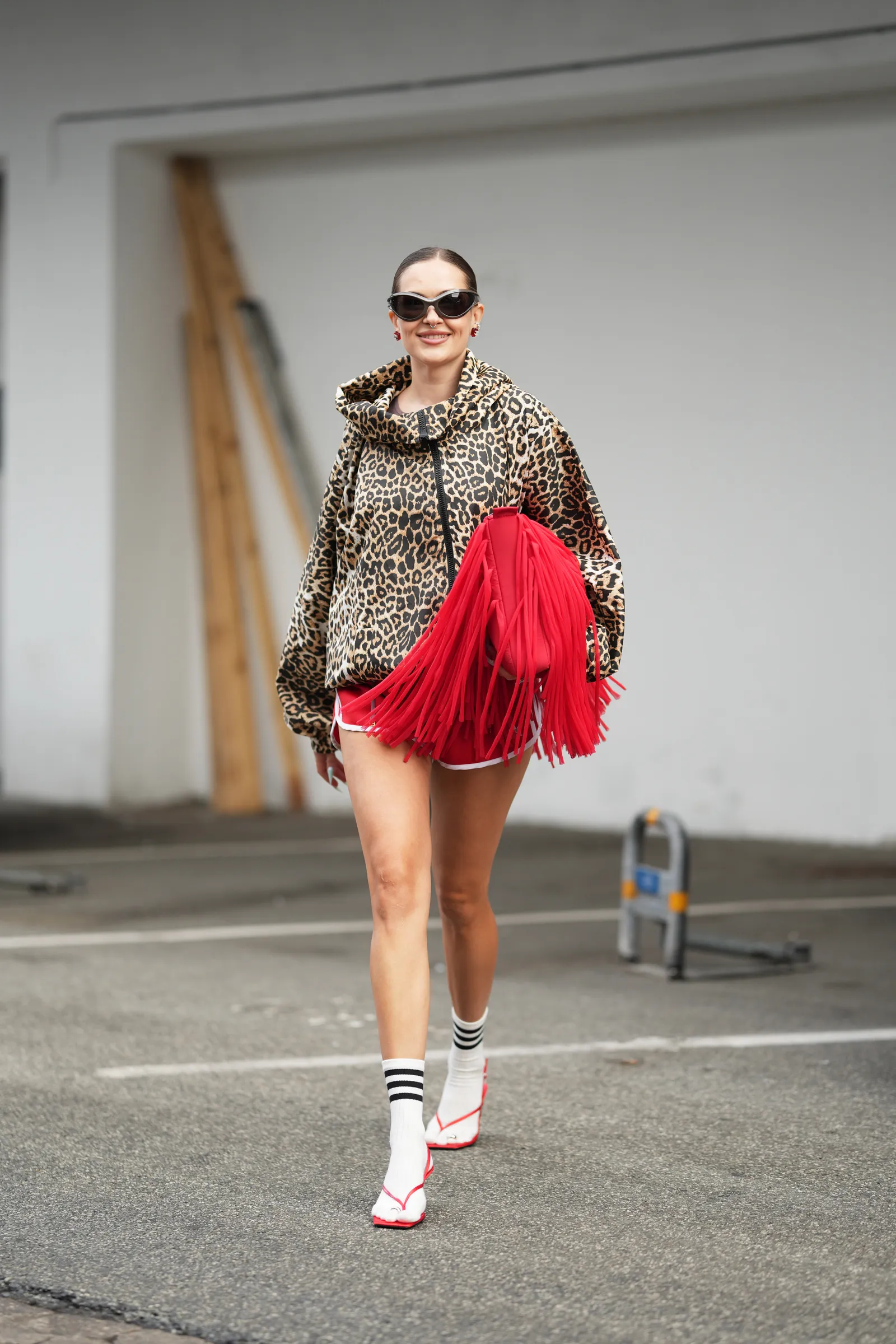 Chanclas con calcetines